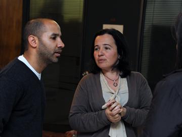 Laura Marrero y Sebastián Pereyra, responsables del proyecto “Canasta de Servicios”