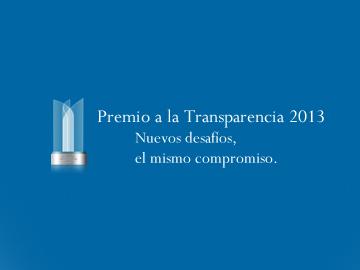 Logo del Premio a la Transparencia