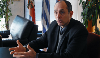 Presidente de UTE, Gonzalo Casaravilla