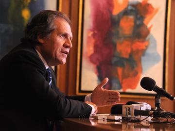 Almagro en conferencia de prensa