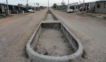 Barrio de la zona este de Salto
