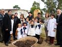 Presidente de la República en ejercicio, Raúl Sendic, visitó Escuela Sustentable Jaureguiberry