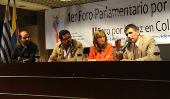 Vicepresidente Raúl Sendic en Foro Parlamentario por la paz en Colombia