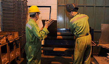 Internos en el polo industrial de Santiago Vázquez