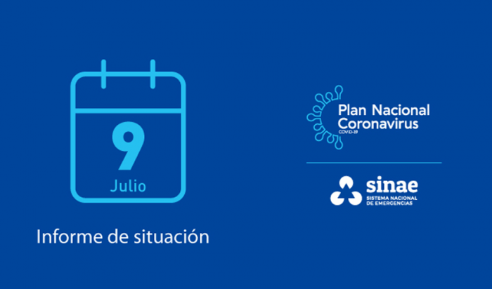 Portada del reporte diario de Sinae