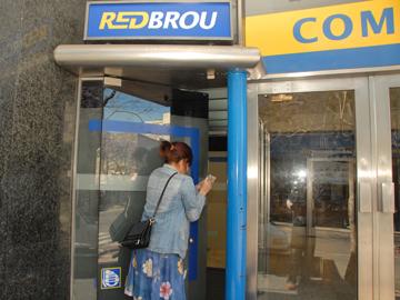 Servicio de cajero del Banco de la República
