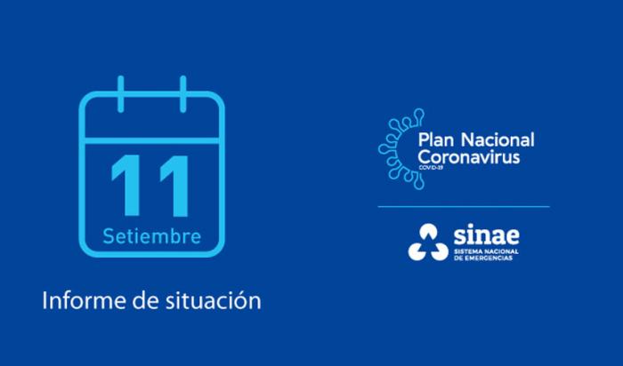 Portada del reporte diario del Sinae