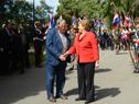 Mujica recibió a la Presidenta de Chile, Michelle Bachelet