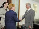 Vázquez recibió a la ministra de Salud de Rusia, Veronika Skvortsova
