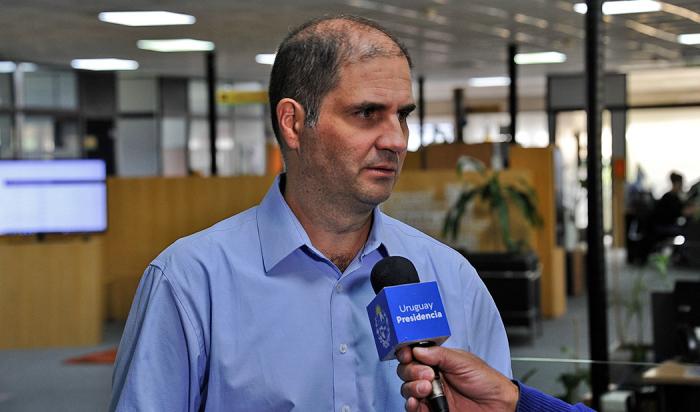 Presidente de la Agencia Nacional de Investigación e Innovación, Flavio Caiafa, en nota con Comunicación Presidencial