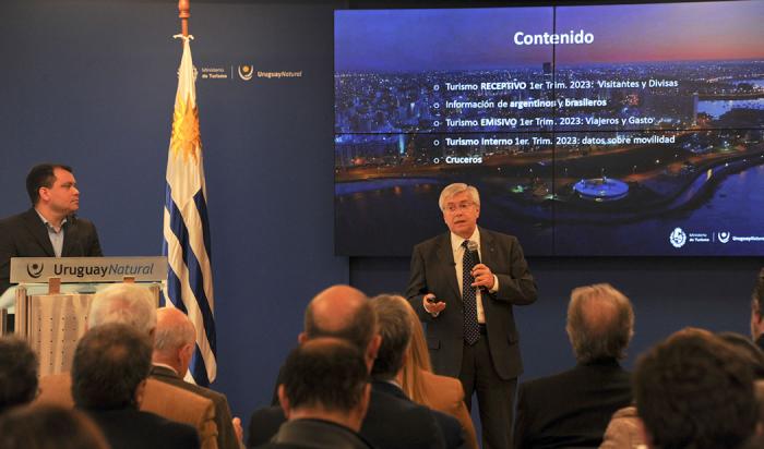 Ministro Viera presenta datos primer trimestre 2023