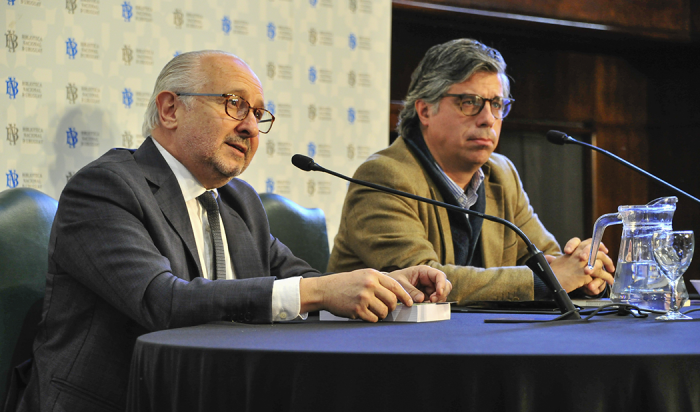 Ministro Pablo da Silveira y Valentín Trujillo