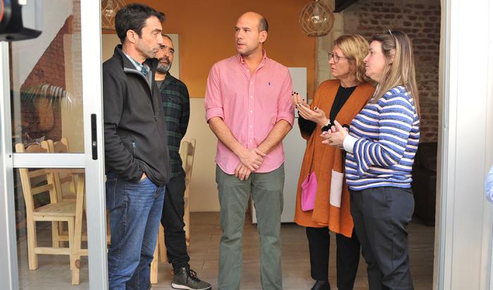 Martín Lema en inauguración de primera casa de medio camino del Mides