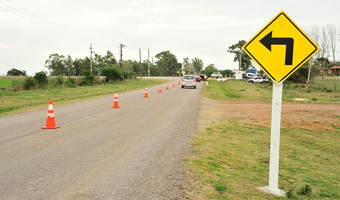 Obra vial en Lavalleja
