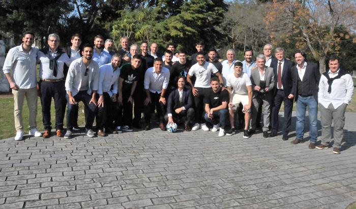 Lacalle Pou recibe selección sub 20 de fútbol