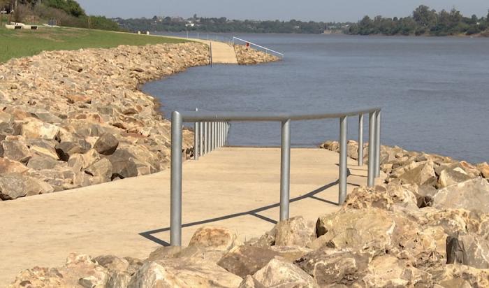 Obras en costanera de Salto