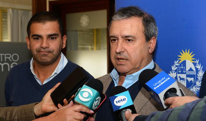 Ministro Lozano e intendente Yurramendi