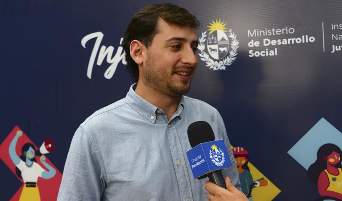 Director del INJU, Aparicio Saravia, en entrevista con Comunicación Presidencial