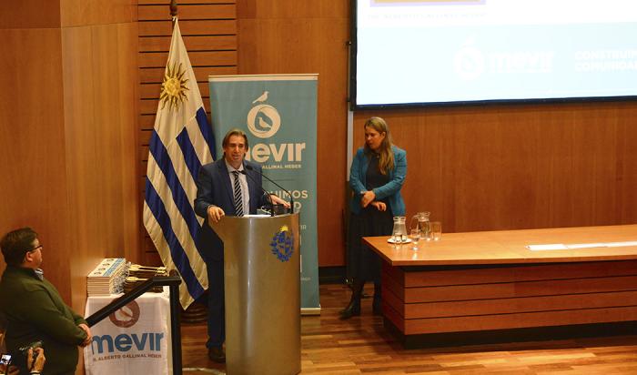 Juan Pablo Delgado presidente de Mevir en el Día de la Vivienda Rural