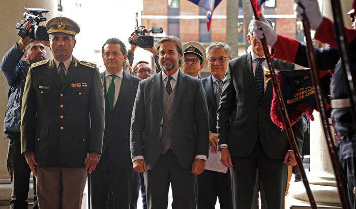 Presidente Lacalle Pou recibe cartas credenciales