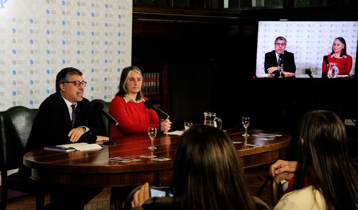 Valentín Trujillo en conferencia de prensa 