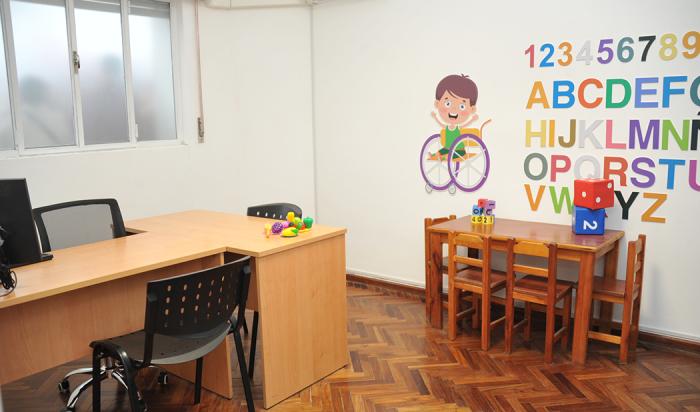Una de las salas de la casa de desarrollo de la niñez