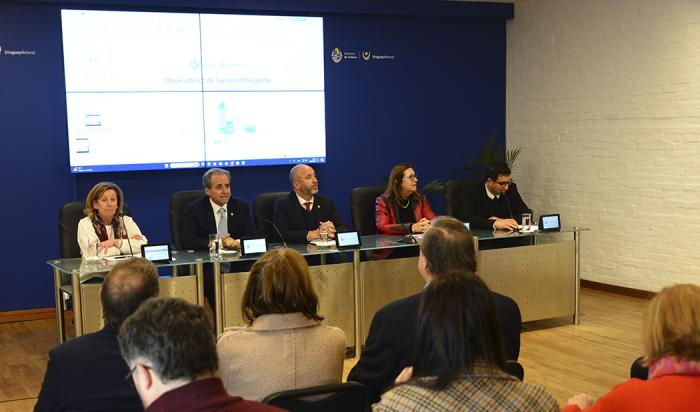 Autoridades del Ministerio de Turismo