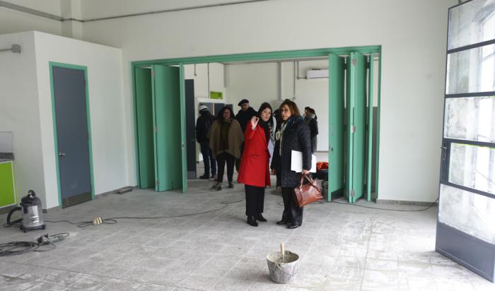 Autoridades de ANEP en escuela de Fray Bentos