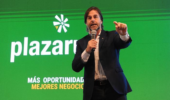 Lacalle Pou en aniversario de Plaza Rural