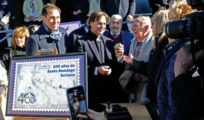 Lacalle Pou en 400 años de Villa Soriano