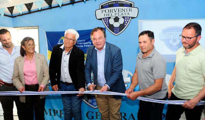 Ministro José Luis Falero inaugura obras por convenios sociales
