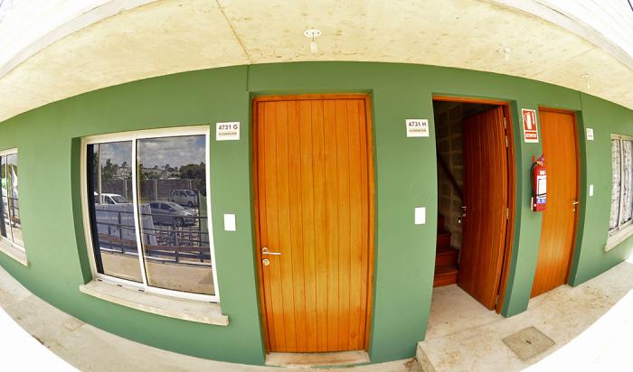 Fachada de una de las viviendas