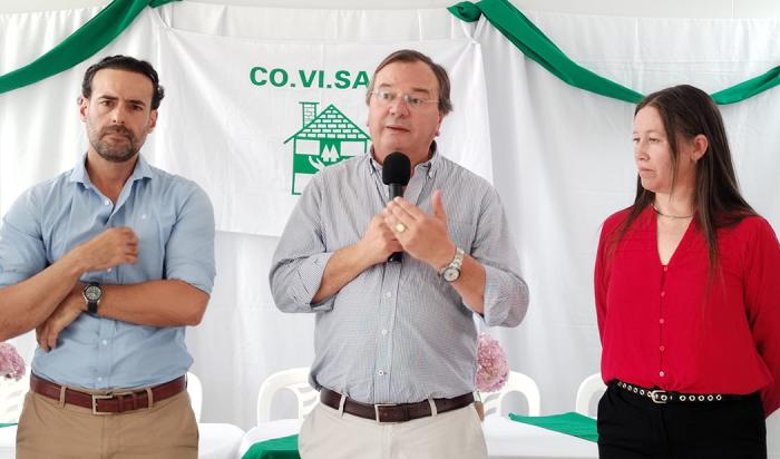 José Luis Falero inaugura obras por convenios sociales
