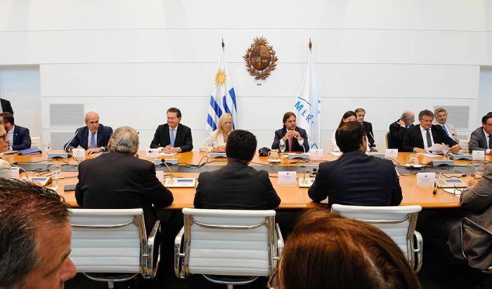 Lacalle Pou en Consejo de Ministros