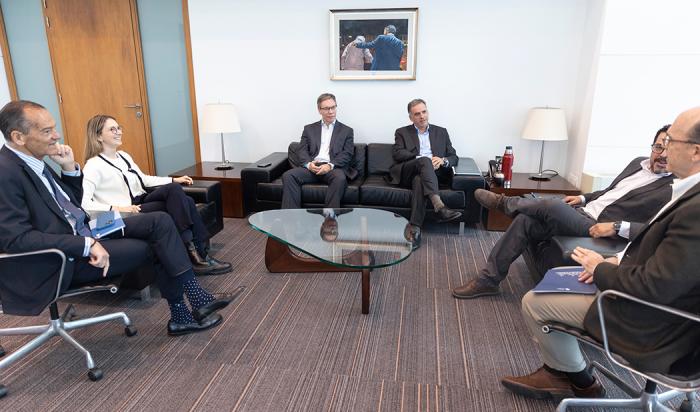 Orsi recibe a Cámara de Comercio y Servicios del Uruguay