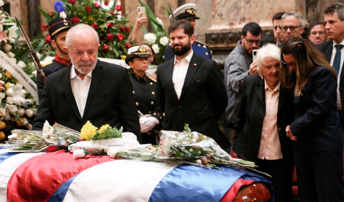 Lula da Silva en despedida a Mujica