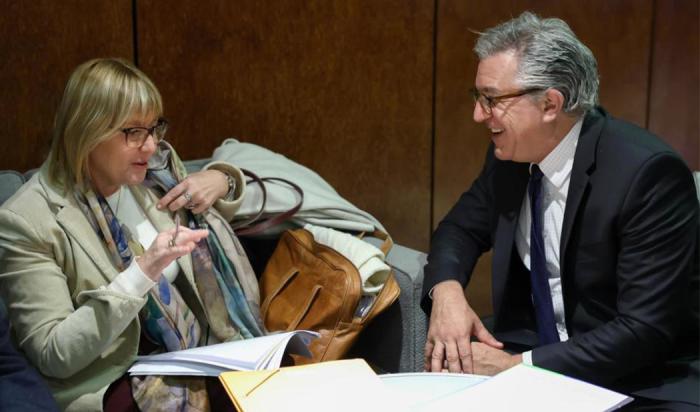 Ministra Lustemberg y su par de Brasil 