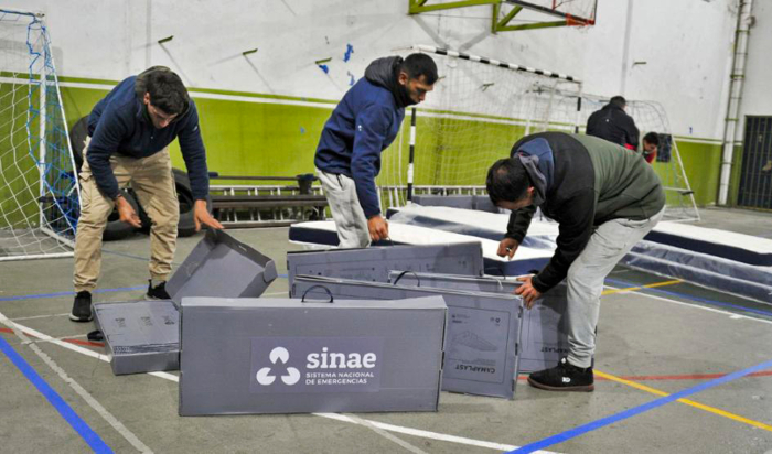 Funcionarios realizan tareas preparatorias para el operativo