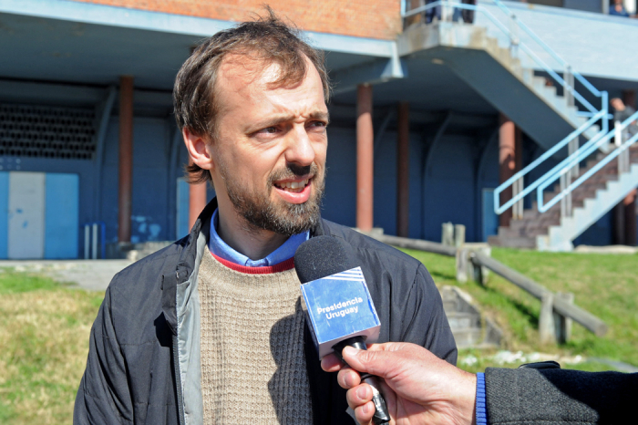 Director de Protección Social, Daniel Gerhard, durante la entrevista con Comunicación Presidencial