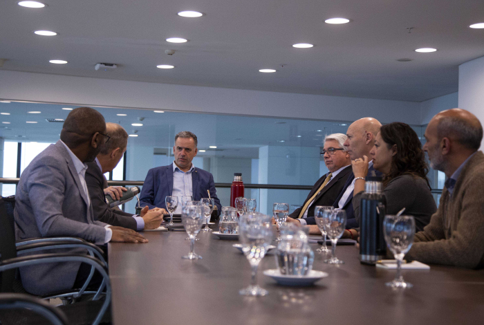 Presidente Orsi, reunido con integrantes de la comisión de asuntos de riego
