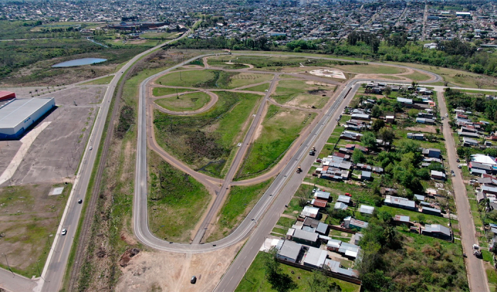 OPP invirtió 70.000.000 de pesos en obras de parque lineal de arroyo Cuñapirú Vista aérea del parque lineal del arroyo Cuñapirú