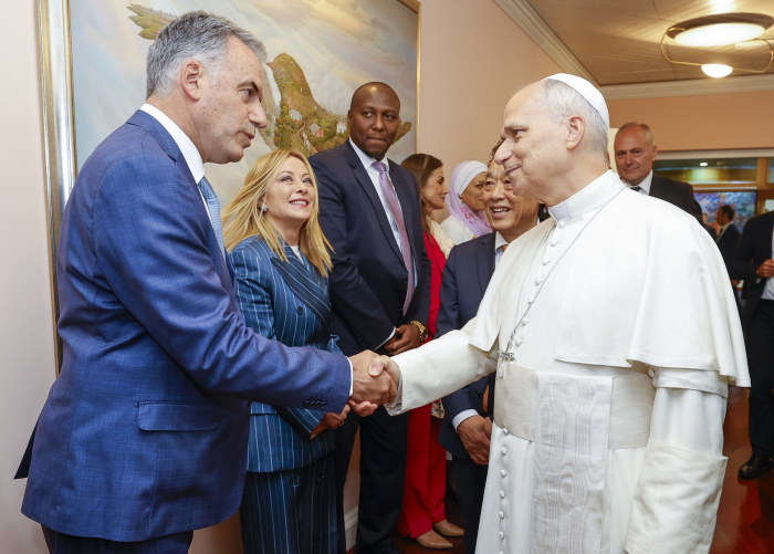 Orsi con el papa 
