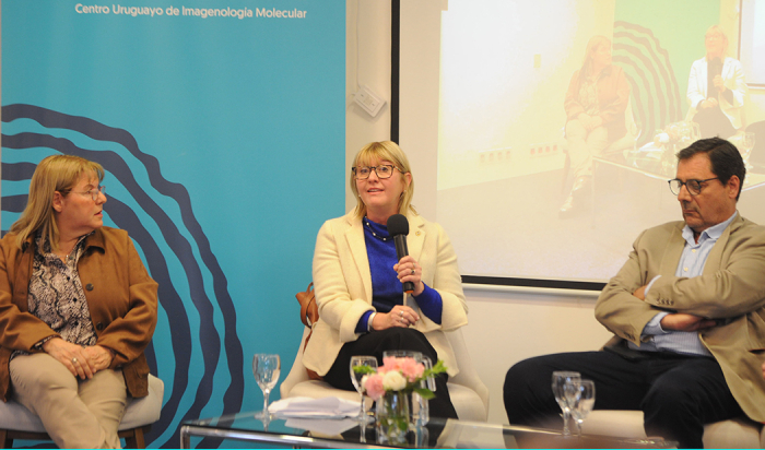 Marisa Fazzino, Cristina Lustemberg y Alarico Rodríguez