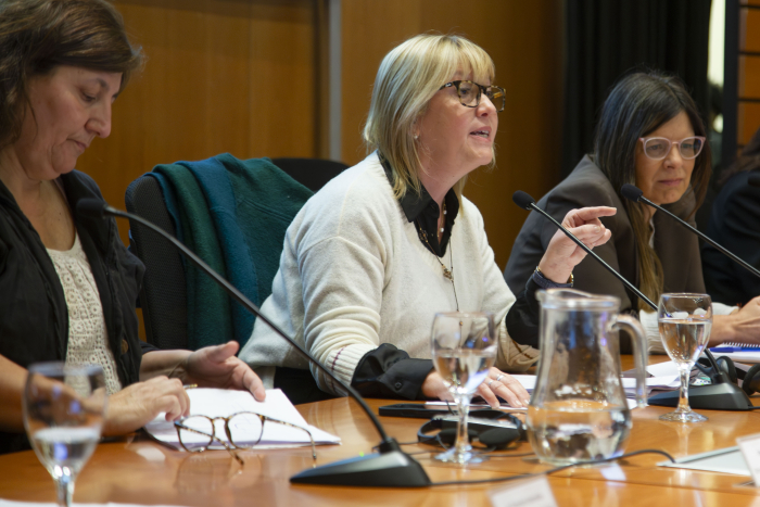 Cristina Lustemberg y Claudia Romero