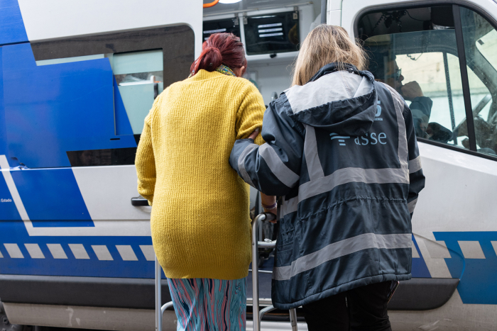 Asistencia a persona en calle