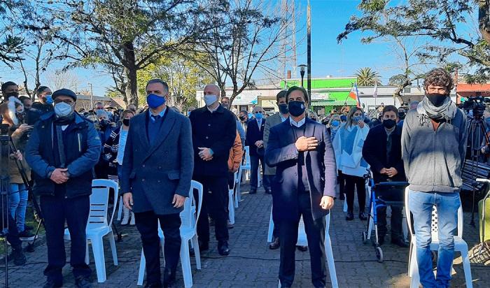 Presidente Luis Lacalle Pou en aniversario de Los Cerrillos en Canelones