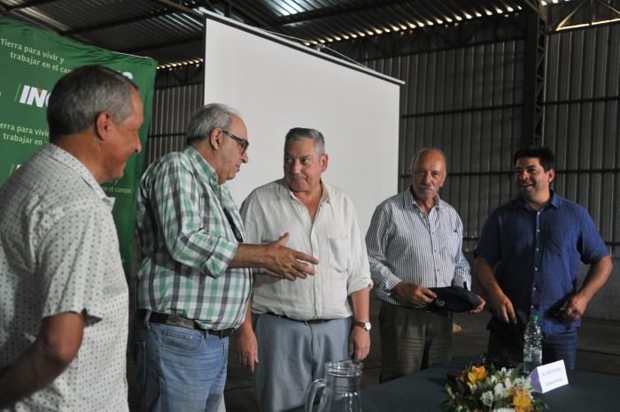 Autoridades en exestancia María Dolores