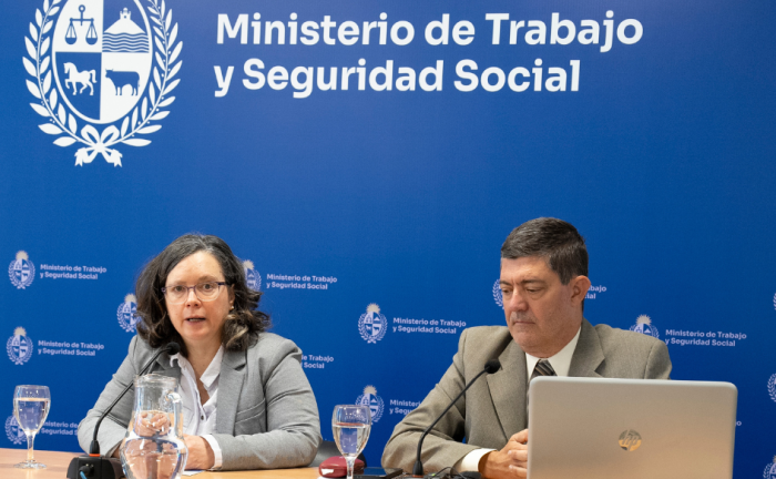 Inspector de Trabajo y Seguridad Social de España, Antoni Tatay Nieto, brinda capacitación en el Ministerio de Trabajo, en el marco del proceso de reglamentación del Convenio 190 de la OIT