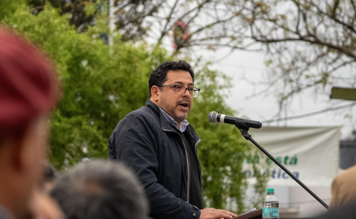 Sánchez en Expo San José: Uruguay necesita un pacto de producción con visión de largo plazo Secretario de Presidencia, Alejandro Sánchez, brinda discurso en el cierre de la Expo San José 2026