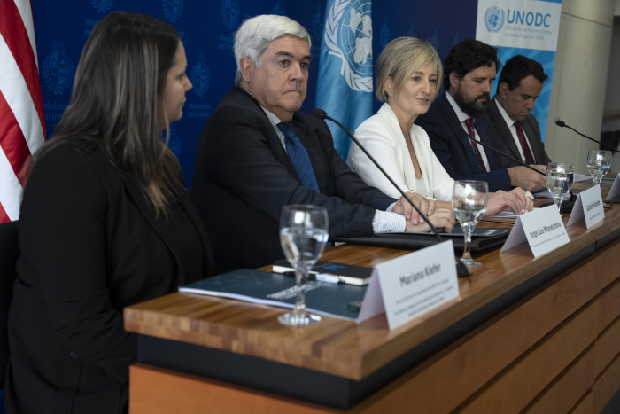 Autoridades en la presentación de nuevos instrumentos para el combate al ciberdelito